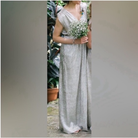 Alythea Gold Maxi Dress - Picture 2 of 8